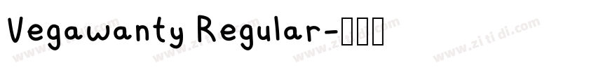Vegawanty Regular字体转换
